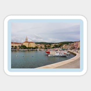 Supetar Waterfront, Brac Island, Croatia Sticker